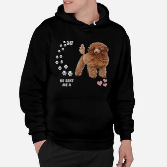 Poodle Dog Quote Mom Dad Lover Costume, Cute Red Toy Poodle Hoodie | Crazezy