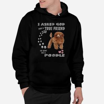 Poodle Dog Quote Mom Dad Lover Costume, Cute Red Toy Poodle Zip Hoodie Hoodie | Crazezy AU