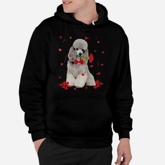 Poodle Dog Valentine's Day Hoodie - Monsterry DE