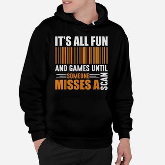 Postal Worker Mailman Job Sayings It's All Fun And Games Hoodie | Crazezy