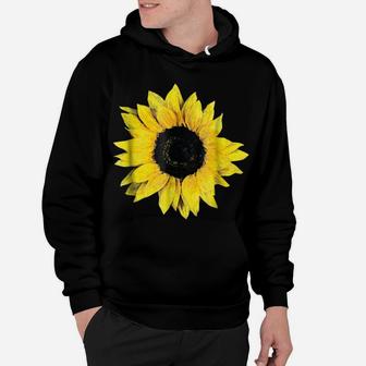 Pretty Oversize Flower Floral Sunflower Graphic Hoodie | Crazezy