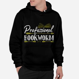 Professional Bookworm Funny Birthday Christmas Gifts Readers Sweatshirt Hoodie | Crazezy UK