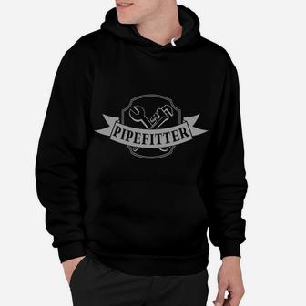 Proud American Pipefitter With Us Flag Fitter Christmas Gift Hoodie | Crazezy