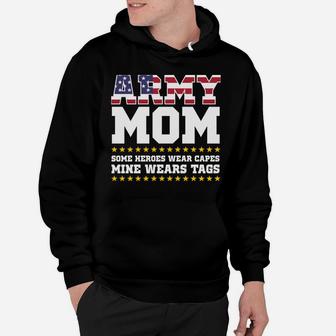 Proud Army Mom Hoodie Military Mom Hoody My Hero Womens Hoodie | Crazezy