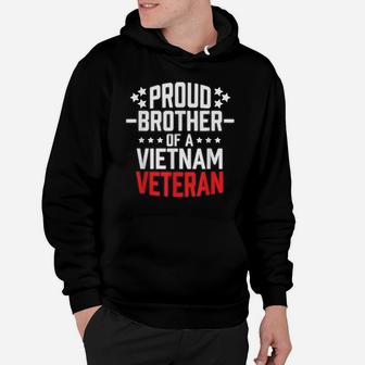 Proud Brother Of A Vietnam Veteran T Shirt Military Hoodie | Crazezy