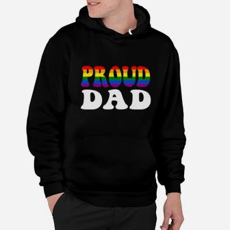 Proud Dad Lgbt Rainbow Gay Pride Hoodie - Monsterry