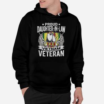 Proud Daughter-In-Law Of Vietnam Veteran - Dog Tags Military Hoodie | Crazezy