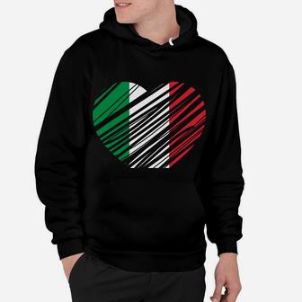 Proud Italian - Italia Design - Italian Heart - Love Italy Hoodie | Crazezy