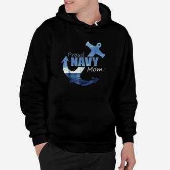 Proud Navy Mom Best Mother Gift For Coming Home Hoodie | Crazezy CA