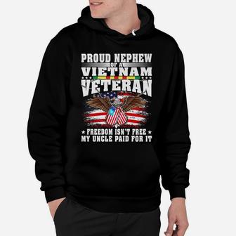 Proud Nephew Of Vietnam Veteran - Military Vet's Family Gift Hoodie | Crazezy CA