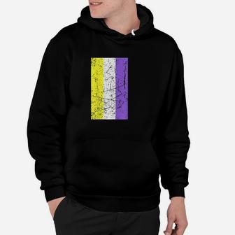Proud Nonbinary Community Colorful Pride Flag Lgbt Gift Hoodie | Crazezy