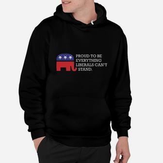 Proud To Be Everything Liberals Can't Stand Hoodie - Monsterry