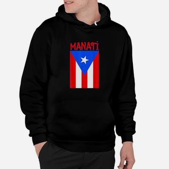 Puerto Rican Manati Puerto Rico Flag Hoodie - Thegiftio UK