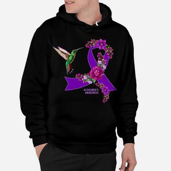 Purple Alzheimer's Awareness Sweatshirt Hoodie | Crazezy CA