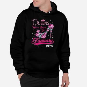 Queen 45Th Birthday Gift Queens Are Born In January 1975 Hoodie | Crazezy UK