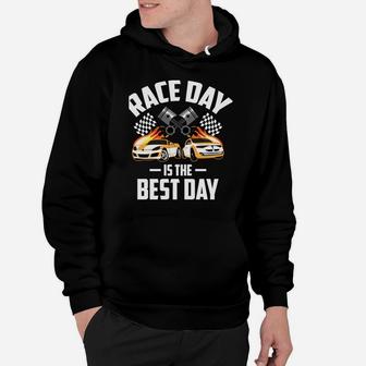 Race Day Is The Best Day | Cute Car Racer Funny Driving Gift Hoodie | Crazezy DE