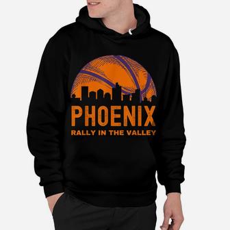 Rally In The Valley Oop Phoenix Az Fans Retro Basketball Hoodie | Crazezy CA