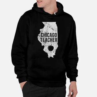 Red For Ed Chicago Teacher Public Education Hoodie | Crazezy