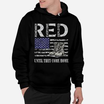 Red Friday Military Until They Come Home My Soldier Us Flag Hoodie | Crazezy UK