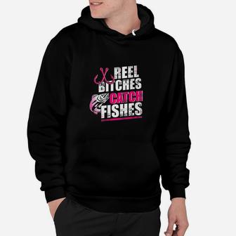 Reel Catch Fishes Funny Fishing Hoodie - Thegiftio UK