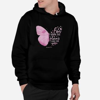 Religious Gifts Mom Christian Verse Butterfly Hoodie | Crazezy