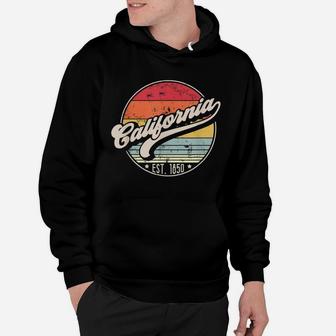 Retro California Home State Ca Cool 70S Style Sunset Gift Hoodie | Crazezy
