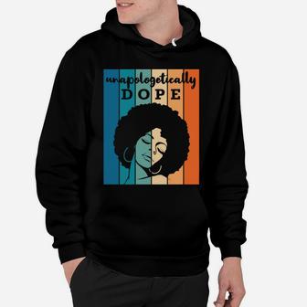 Retro Pride Afro African American Words Christmas Bday Gift Hoodie | Crazezy CA