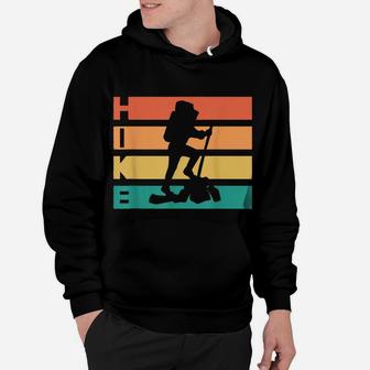 Retro Vintage Hiking Gift For Hikers Hoodie | Crazezy