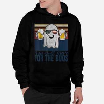 Retro Vintage Men Womens I'm Just Here For The Boos Hoodie | Crazezy