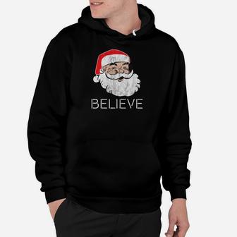 Retro Vintage Merry Christmas Believe In Santa Sweatshirt Hoodie | Crazezy AU