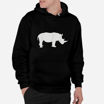 Rhino With Horn Hoodie | Crazezy CA