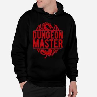 Rpg Wear D20 Dungeons Game Retro Gear Dice Master Dungeon Hoodie | Crazezy