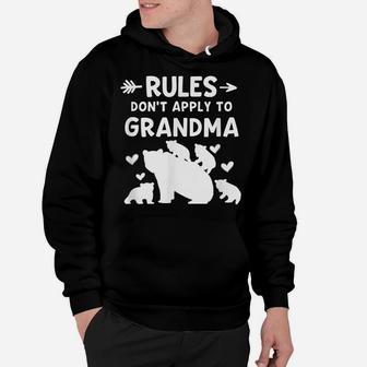 Rules Don't Apply To Grandma Grandmother Gifts Hoodie | Crazezy UK