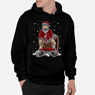 Santa Claus Poops In The Chimney - Christmas Retaliation Hoodie | Crazezy