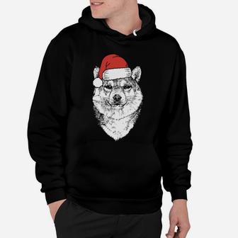 Santa Shiba Inu Dog Ugly Christmas Hoodie | Crazezy DE