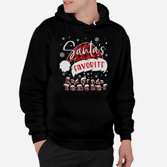 Santa's Favorite 2Nd Grade Teacher Hoodie - Monsterry CA