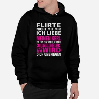 Schwarzes Hoodie für Flirter, Geburtstag im September - Seseable