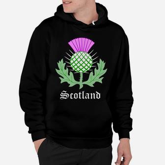 Scottish Thistle Flower Celtic Symbol Scotland Gifts Hoodie | Crazezy