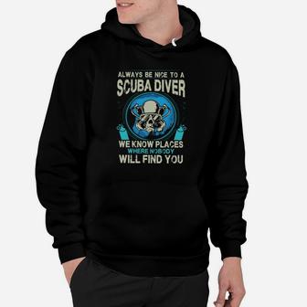 Scuba Diver T Shirt Hoodie - Thegiftio UK