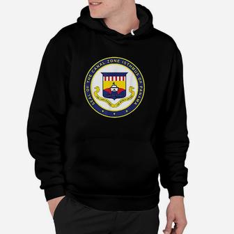 Seal Of The Panama Canal Zone Isthmus Of Panama Zonian Hoodie | Crazezy AU
