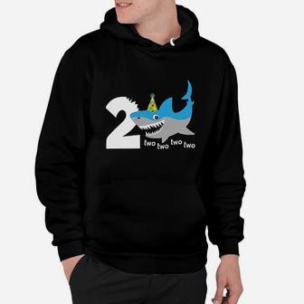 Shark 2Nd Birthday Hoodie | Crazezy UK