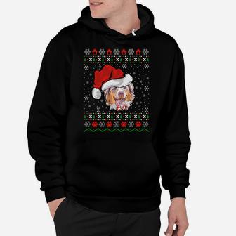 Shepherd Xmas Gift Ugly Australian Shepherd Christmas Sweatshirt Hoodie | Crazezy