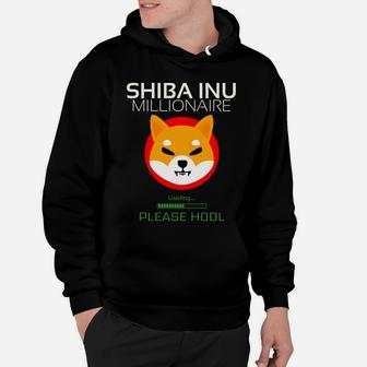 Shiba Coin Shiba Inu Token Millionaire Loading Please Hodl Hoodie | Crazezy CA