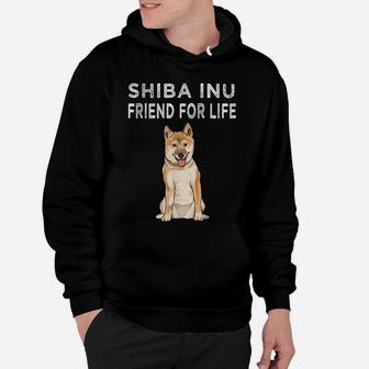 Shiba Inu Friend For Life Dog Friendship Hoodie | Crazezy CA