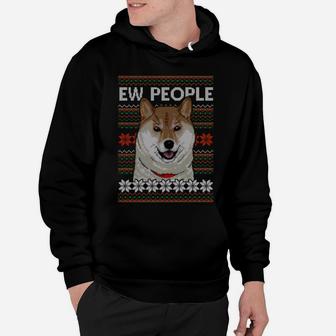 Shiba Inu Ugly Christmas Sweater Design Sweatshirt Hoodie | Crazezy CA