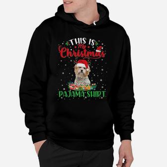 Shih Tzu Christmas Pajama Shirt Funny Dog Lover Xmas Gift Hoodie | Crazezy CA