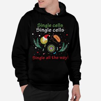 Single Cells Single Cells Science Biology Christmas Hoodie | Crazezy