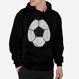 Soccer Ball Happy Easter Egg Cute Hunting Sport Lover Hoodie | Crazezy