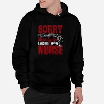 Sorry This Guy Is Already Taken By An Awesome Nurse Hoodie | Crazezy