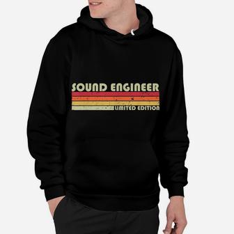 Sound Engineer Funny Job Title Profession Birthday Worker Hoodie | Crazezy